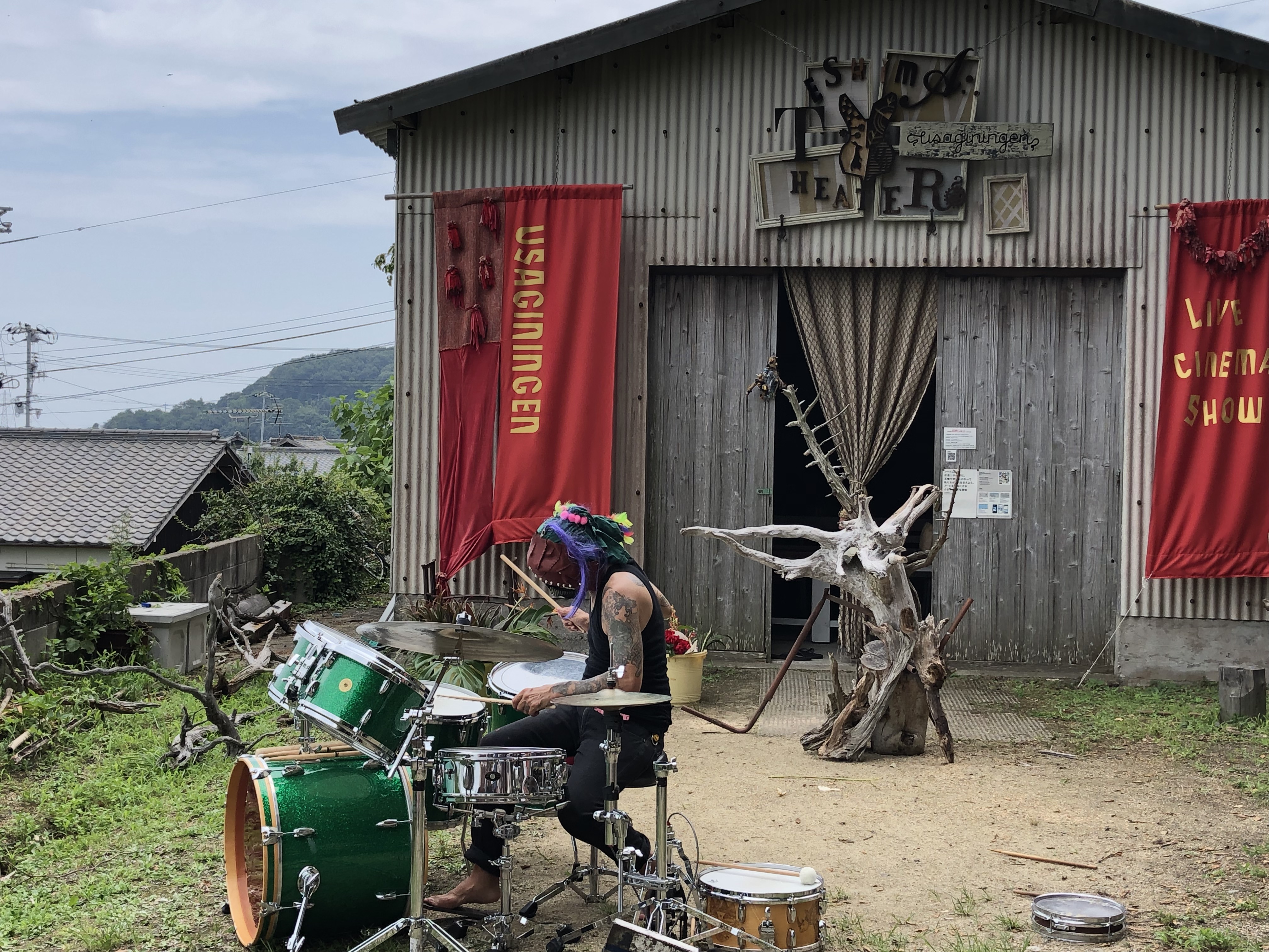 豊島 バイクで行ってきました Traditional Apartment 香川県高松市のゲストハウス